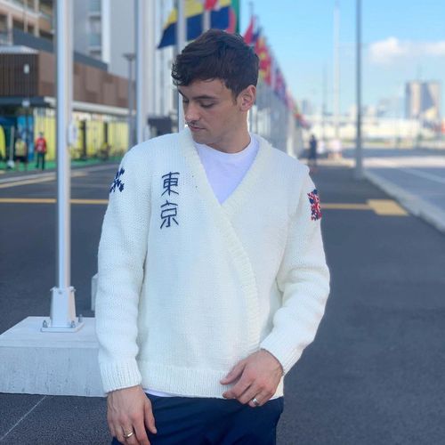 '뜨개질하는 금메달리스트' 토마스 데일리의 완성품[토마스 데일리 인스타그램 캡처. 재판매 및 DB 금지]