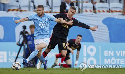 레인저스-말뫼 경기 장면[EPA=연합뉴스]