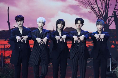 보이그룹 투모로우바이투게더(TXT)[빅히트뮤직 제공. 재판매 및 DB 금지]