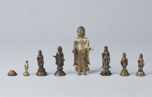 경주 황복사터에서 나온 금동불입상[국립경주박물관 제공. 재판매 및 DB 금지]