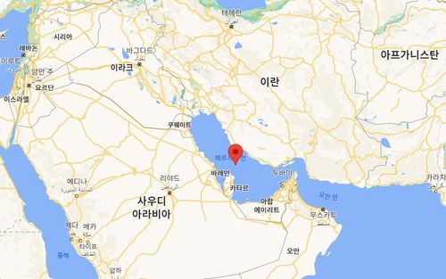 페르시아만에 있는 걸프국들. 미국에 대한 과도한 안보 의존도를 고심하던 걸프국들이 미국의 아프간 철군을 계기로 대오각성해 합종연횡을 추진한다는 진단이 나오고 있다.[구글 맵캡처, DB 및 재판매 금지]