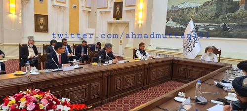 탈레반 내각, 카불서 러시아·중국·파키스탄 특사 회담[탈레반 간부 아흐마둘라 무타키 트위터]