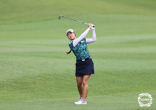 이민지의 3라운드 1번 홀 경기 모습[KLPGA 제공. 재판매 및 DB 금지]