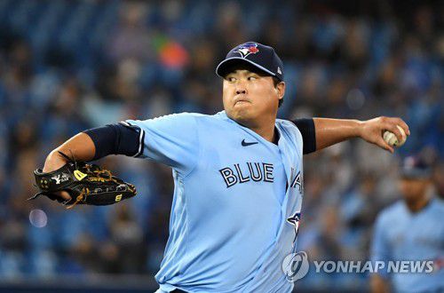 공 던지는 류현진[USA투데이=연합뉴스]