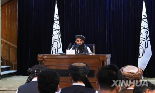 자비훌라 무자히드 탈레반 대변인. [신화=연합뉴스]