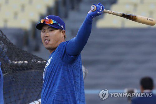 '홈런 타자' 류현진[연합뉴스 자료사진]