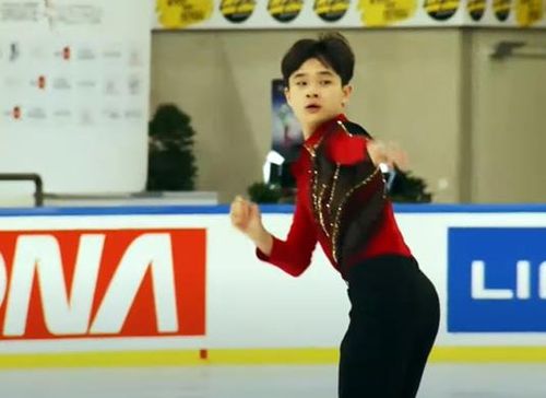 피겨 남자 싱글 유망주 김현겸[ISU 중계화면 캡처. 재배포 및 DB금지]