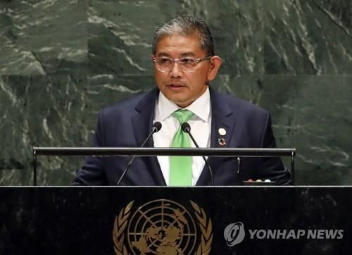 아세안 미얀마 특사인 에리완 유소프 브루나이 제2외교장관[AP=연합뉴스 자료사진]