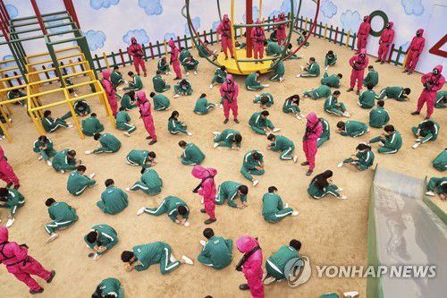 오징어 게임의 한 장면[AP=연합뉴스 자료사진. 재판매 및 DB 금지]