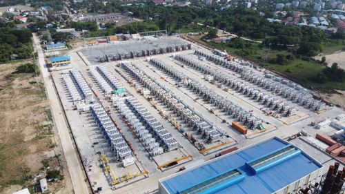 가동 중단된 걸로 알려진 양곤 따케타 구에 있는 LNG 발전소SNS 캡처