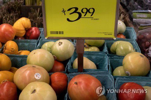 미국 워싱턴DC의 한 식료품점[AFP 연합뉴스 자료사진. 재판매 및 DB 금지]