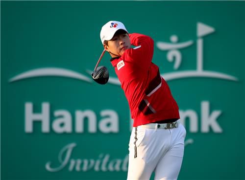 김민규의 시원한 드라이버 스윙.[KPGA 제공. 재판매 및 DB 금지]