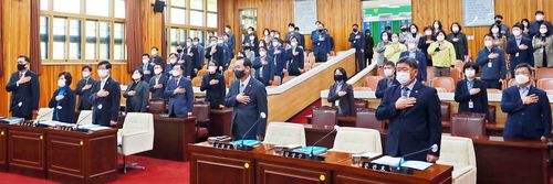 태백시의회 제257회 임시회[태백시 제공·재판매 및 DB 금지]