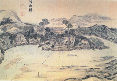 김홍도가 그린 죽서루 그림[문화재청 제공. 재판매 및 DB 금지]