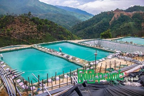 미얀마 북부 카친주(州) 팡와 지역의 희토류 채굴 현장[미치나 뉴스 저널 제공. 재판매 및 DB 금지]