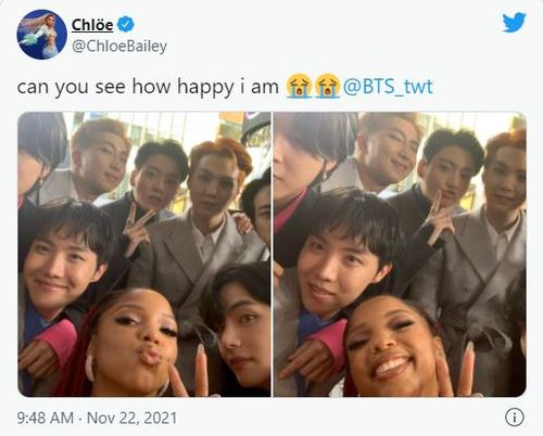 "BTS 만났어요"[클로에 인스타그램 캡처. 재배포 및 DB 금지]