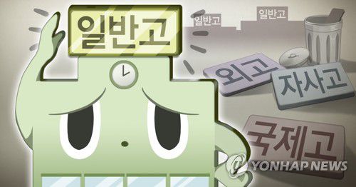 외고·자사고·국제고 일반고 전환 (PG)[정연주 제작] 일러스트