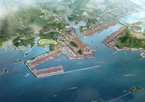 진해신항 조감도[경남도 제공. 재판매 및 DB 금지]