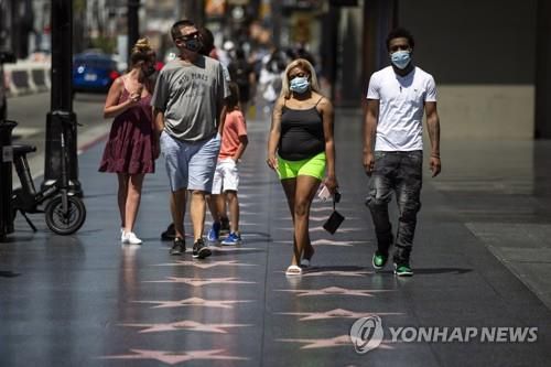 미국 LA 명소인 할리우드 '명예의 거리'[EPA 연합뉴스 자료사진. 재판매 및 DB 금지]