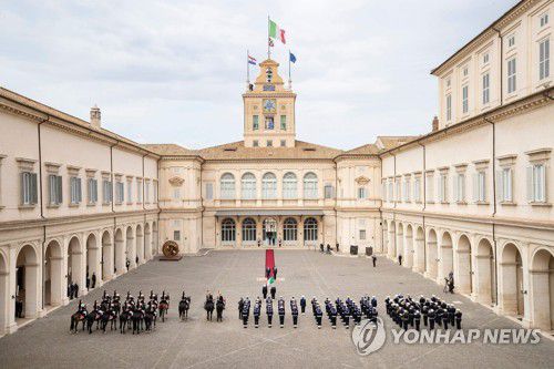 이탈리아 대통령 관저인 로마 퀴리날레궁[AFP 연합뉴스 자료사진. 재판매 및 DB 금지]