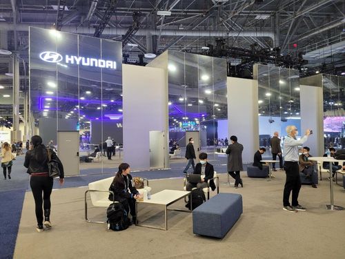 미국 'CES 2022' 현대차 부스[촬영 김보경]