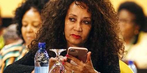 린디웨 시술루 남아공 관광부장관[게티이미지·블룸버그 연합뉴스 자료사진. 재판매 및 DB 금지]