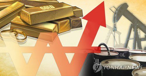 국제유가 ㆍ금 가격 상승 (PG)[권도윤 제작] 사진합성·일러스트