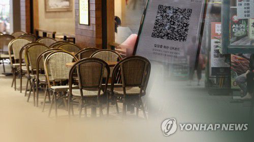 코로나19 사태 속 식당 모습 (CG)[연합뉴스TV 제공]