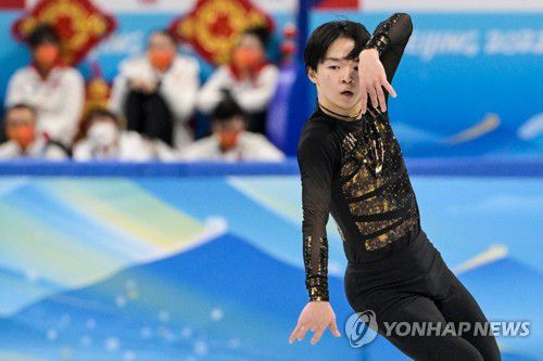 프리스케이팅 연기하는 가기야마 유마[AFP=연합뉴스]