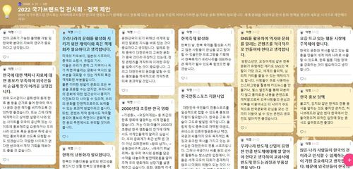 누리꾼들이 한류를 국가 문화정책으로 승화하는 아이디어를 냈다[반크 제공]