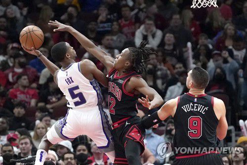 시카고-새크라멘토 경기 모습[AP=연합뉴스]