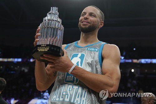 NBA 올스타전 MVP 스테픈 커리[AP=연합뉴스]