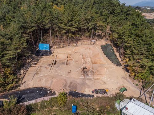 창녕 퇴천리 토기가마터 발굴 조사[경남도 제공. 재판매 및 DB 금지]