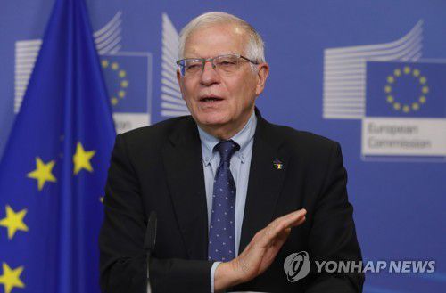 EU 외교정책을 총괄하는 호세프 보렐 외교·안보 정책 고위대표 [AP 연합뉴스 자료사진]