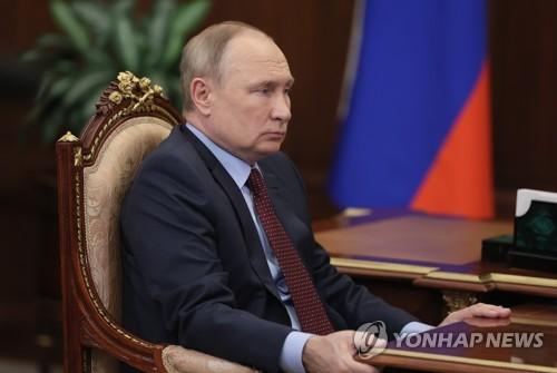 블라디미르 푸틴 러시아 대통령[타스 연합뉴스 자료사진. DB 및 재판매 금지]