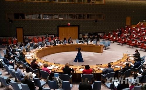 유엔 안보리 회의장 [신화 연합뉴스 자료사진. 재판매 및 DB 금지]