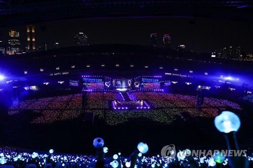 지난 2019년 10월 서울에서 열린 월드투어 콘서트 모습 [빅히트뮤직 제공. 재판매 및 DB 금지]