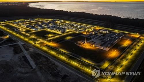 독일 북부 루브민에 있는 '노르트스트림 2' 천연가스 인입시설[로이터 연합뉴스 자료사진. 재판매 및 DB 금지]