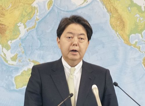 하야시 요시마사 일본 외무상[교도=연합뉴스 자료사진]