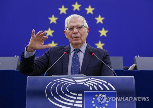 유럽연합(EU) 외교정책을 총괄하는 호세프 보렐 외교·안보 정책 고위대표 [EPA 연합뉴스 자료사진]