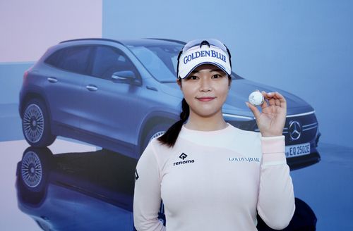 홀인원 한 인주연[롯데렌탈 제공. 재판매 및 DB 금지]