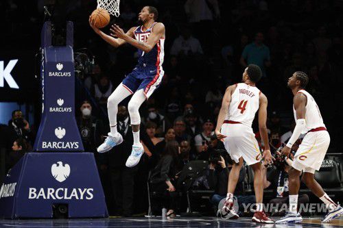 펄펄 나는 듀랜트[AFP=연합뉴스]