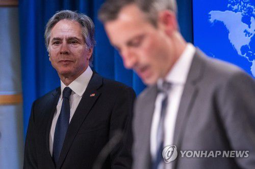 토니 블링컨 미 국무장관(왼쪽)[EPA=연합뉴스 자료사진. 재판매 및 DB 금지]