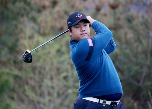 정찬민의 드라이버 티샷.[KPGA 제공. 재판매 및 DB 금지]