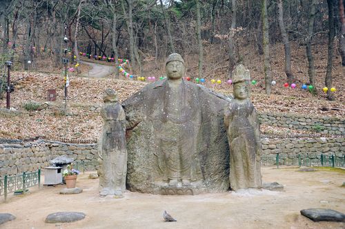 굴불사지 석조사면불상[문화재청 제공. 재판매 및 DB 금지]