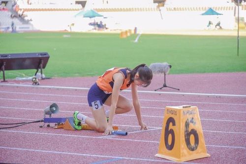 출발선에 선 '서울대생 스프린터' 박다윤[JKLEE PICTURES 제공. 재판매 및 DB금지]