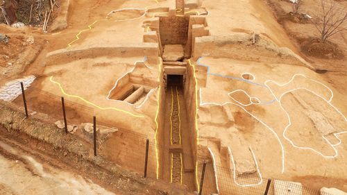 부여 왕릉원 동고분군 1호분[한국전통문화대학교 제공. 재판매 및 DB 금지]