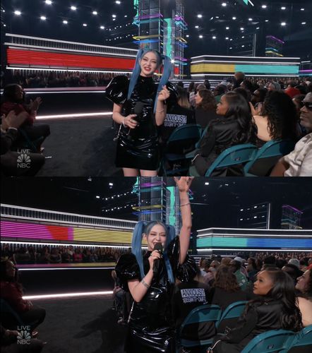 빌보드 뮤직 어워즈에 출연해 '아메리칸 송 콘테스트' 우승 소감을 전하는 알렉사[지비레이블 제공. NBC 화면 캡처. 재판매 및 DB 금지]