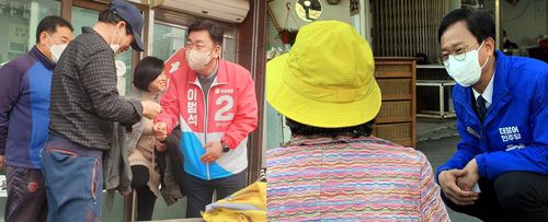 이범석·송재봉 후보(왼쪽부터)[각 후보 측 제공. 재판매 및 DB 금지]