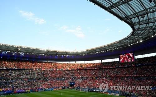 2021-2022 유럽축구연맹(UEFA) 챔피언스리그(UCL) 결승전이 열린 스타드 드 프랑스[EPA=연합뉴스 자료사진. 재판매 및 DB 금지]